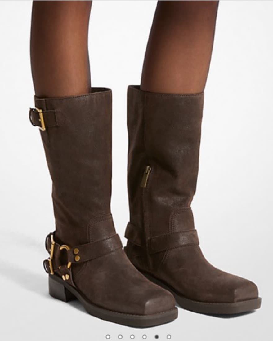 Michael Kors Crosby Suede Moto Boot  - Image 2
