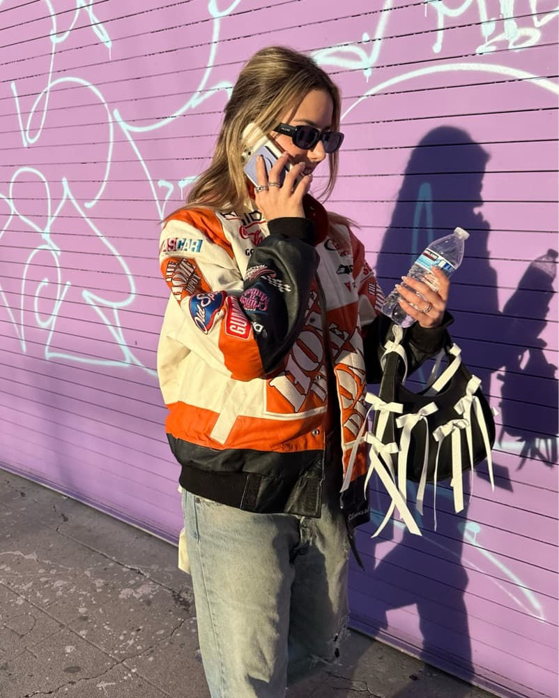 Rare 90s Home depot Leather Jacket - Image 2