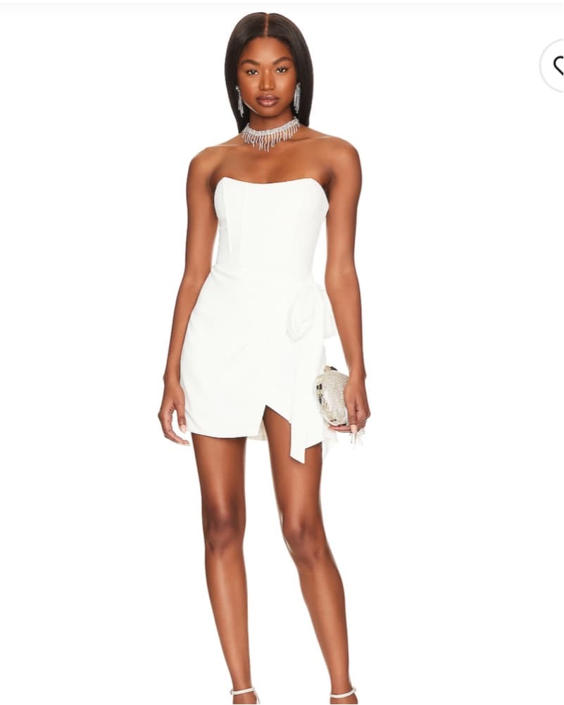 Lovers And Friends Mini White Dress - Image 1