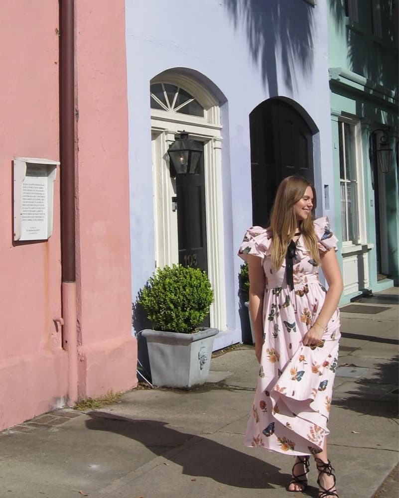 Pink Butterfly Dress - Image 3