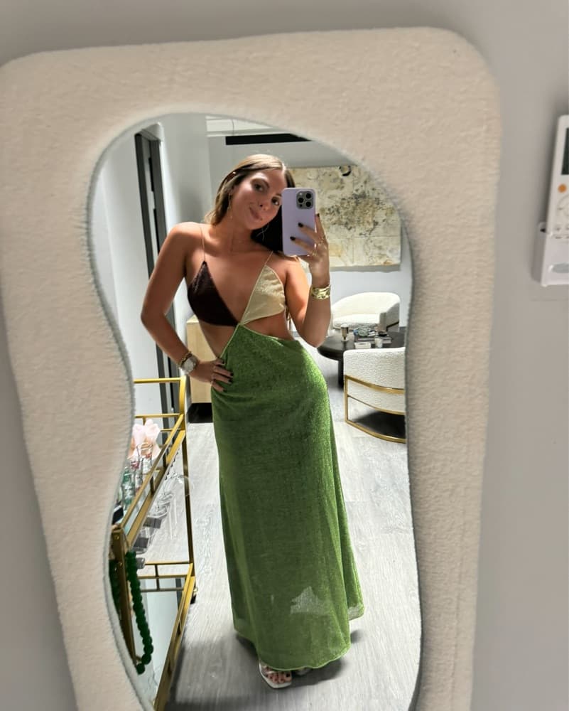 Oseree Cut Out Dress - Image 2
