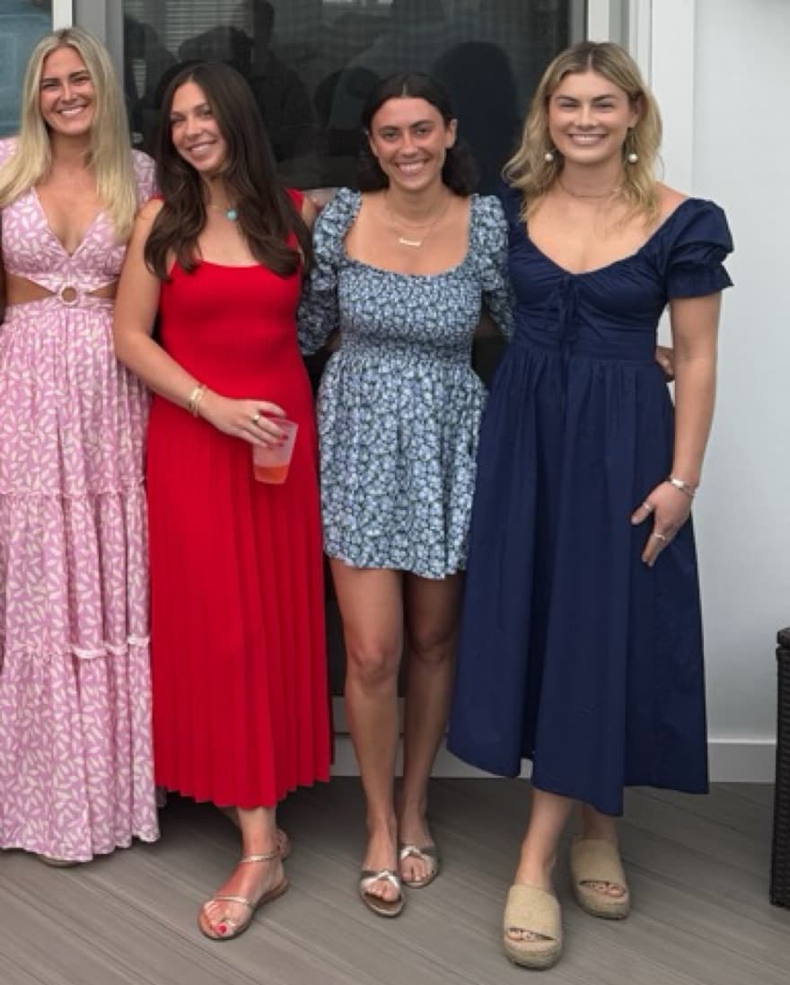 Navy Hill House Midi Dress - Image 1