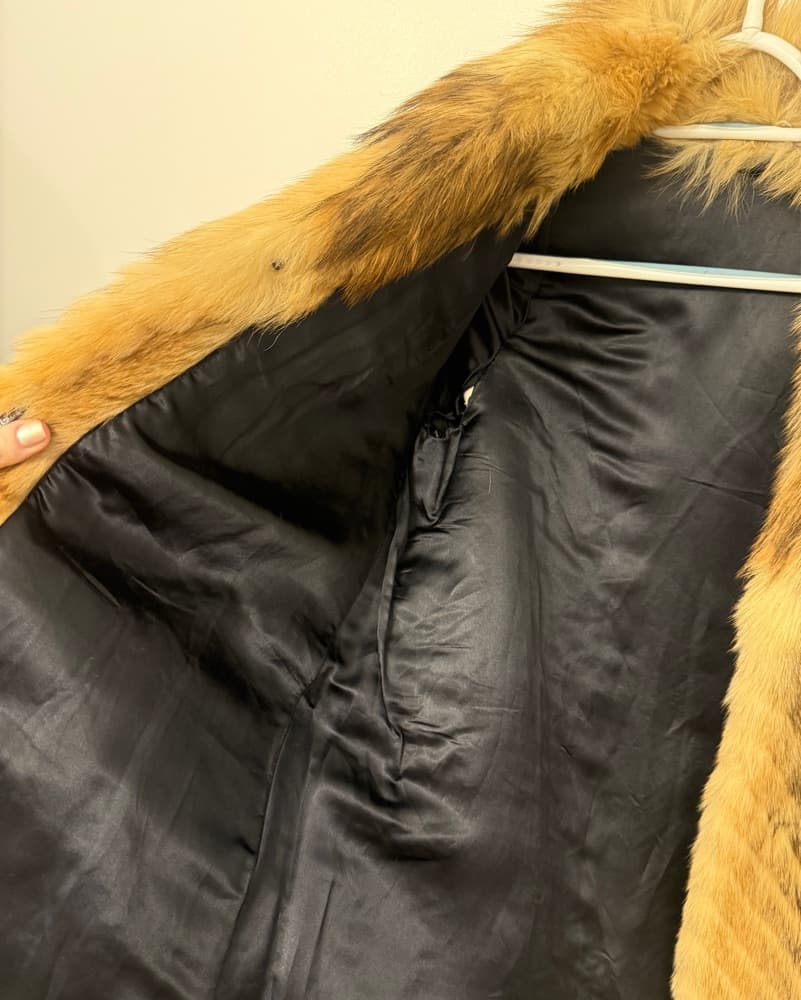 Genuine Fox Fur Coat - Image 3