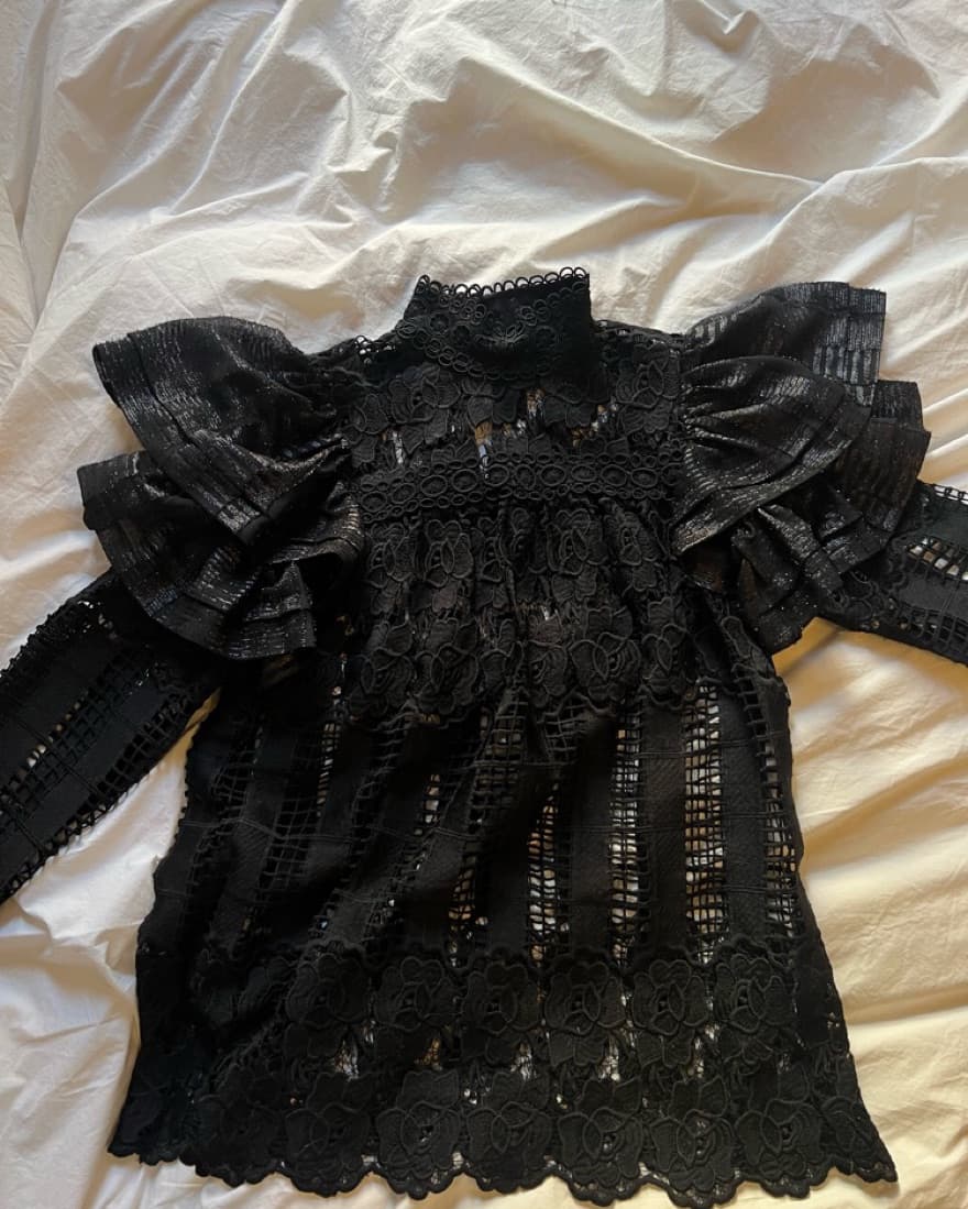 Anna Sui Victorian Lace Top - Image 1