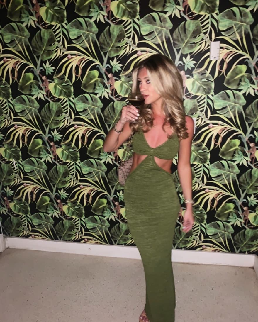 Cult Gaia Green Dress - Image 4