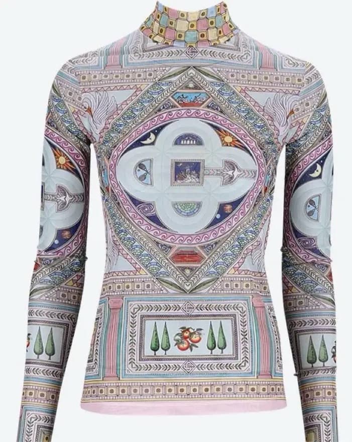 CASABLANCA | “Le Labrynthe” Mesh Top - Image 2