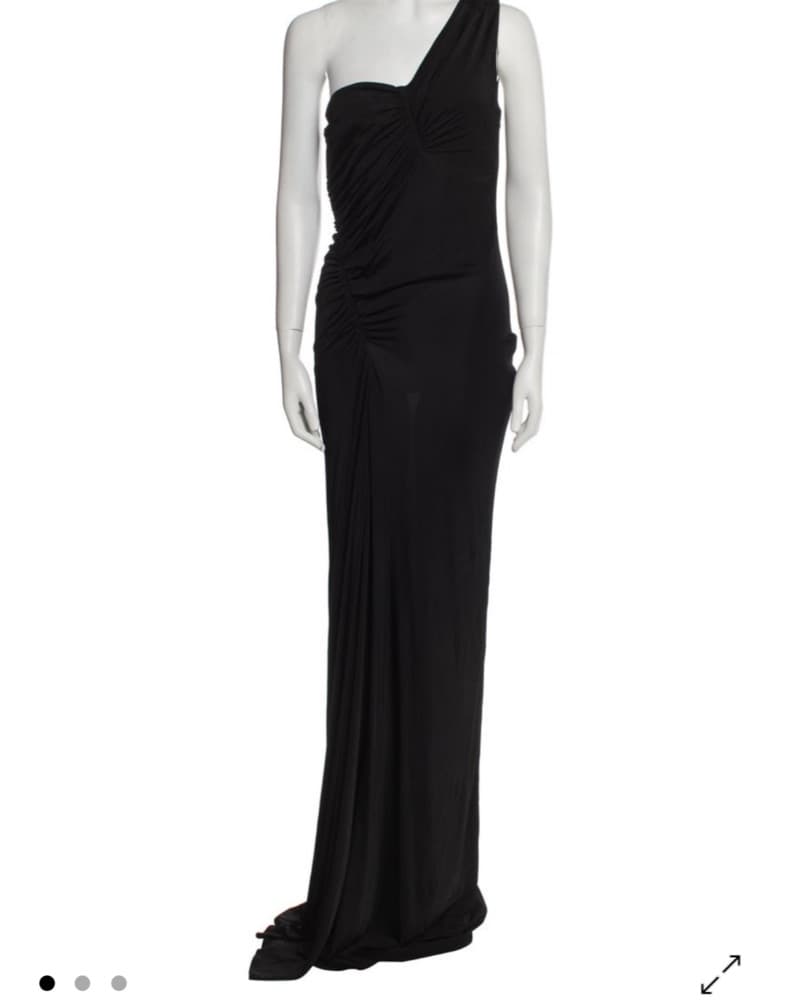 Saint Laurent One Shoulder Gown - Image 4