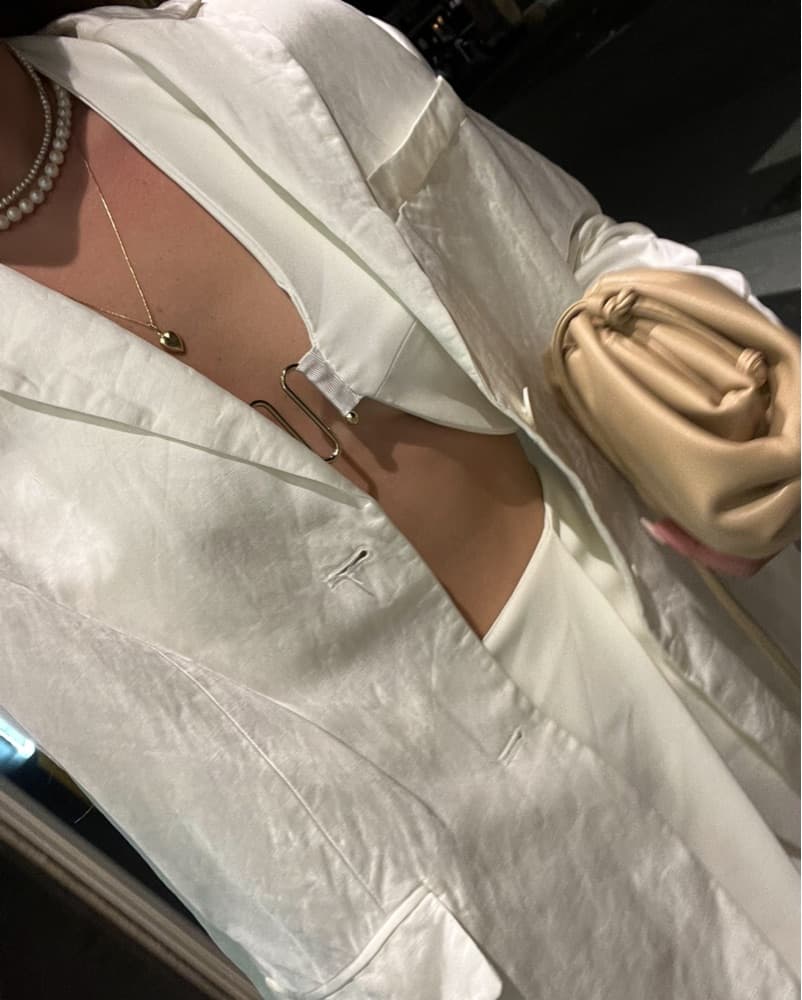 Cult Gaia Dupe White Cutout Matching Set - Image 2