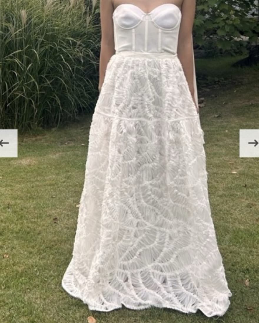 Simkhai White Gown - Image 3