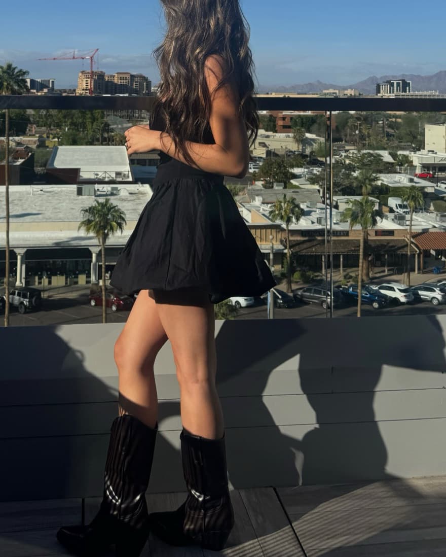 Bubble Mini Dress - Image 2