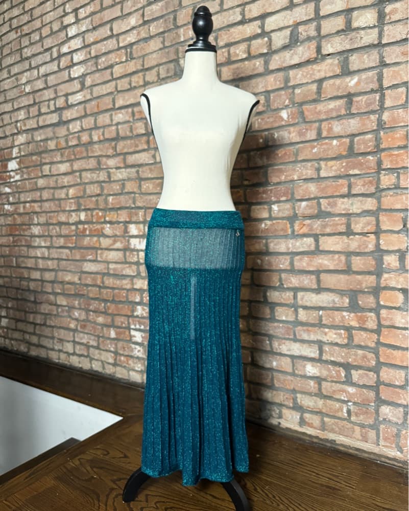 Sheer shimmery maxi skirt  - Image 2