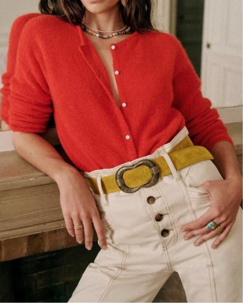 Red Cardigan - Image 4