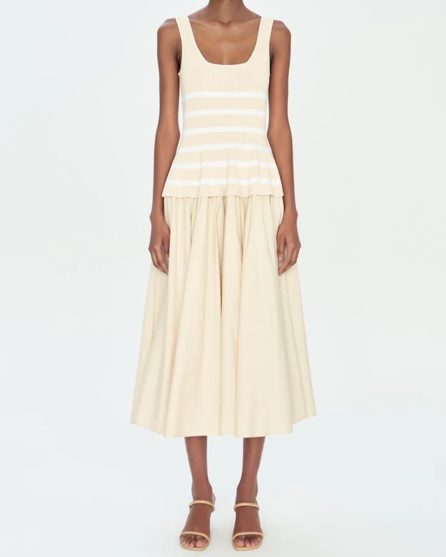 Johnathan Simkhai Drop Waist Dress - Image 1