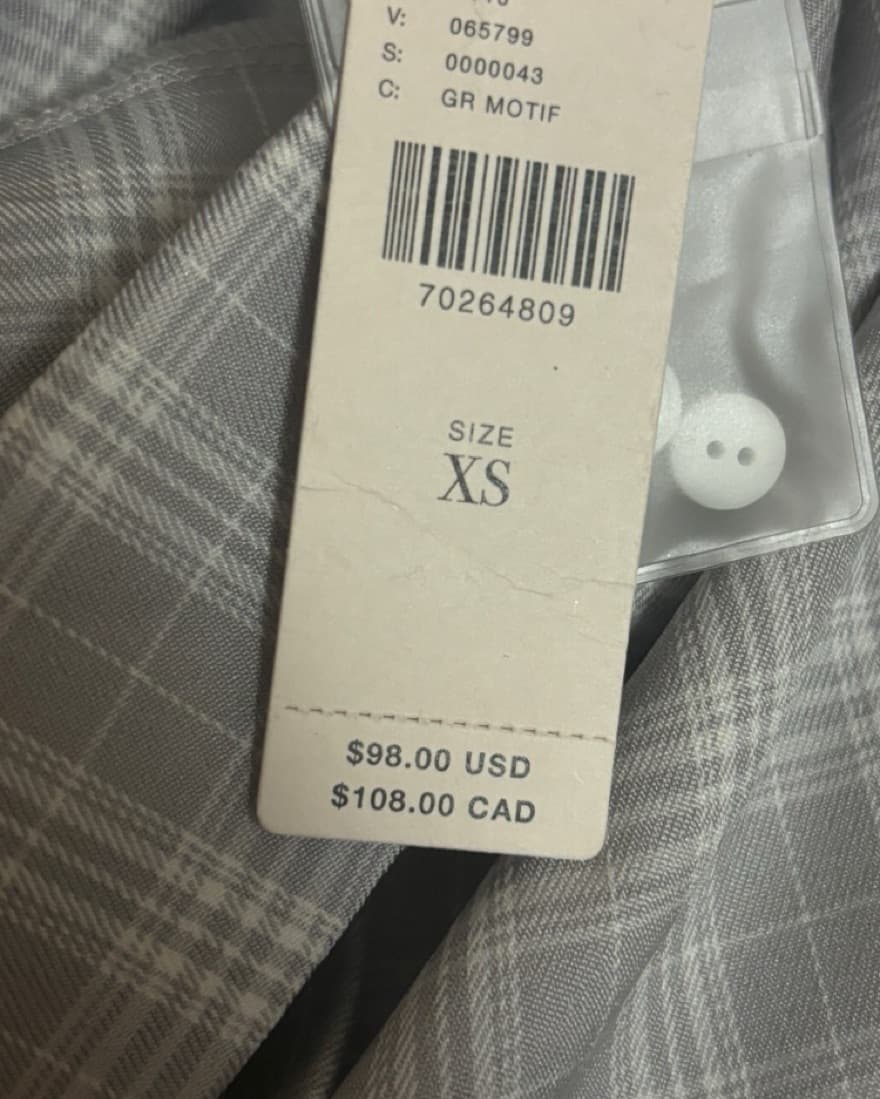mare anthropologie strapless button down - Image 4