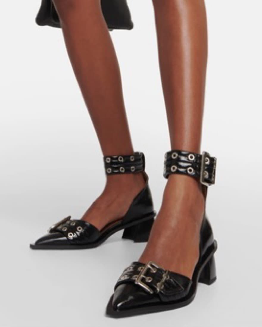 Ganni Faux Leather Pumps  - Image 3