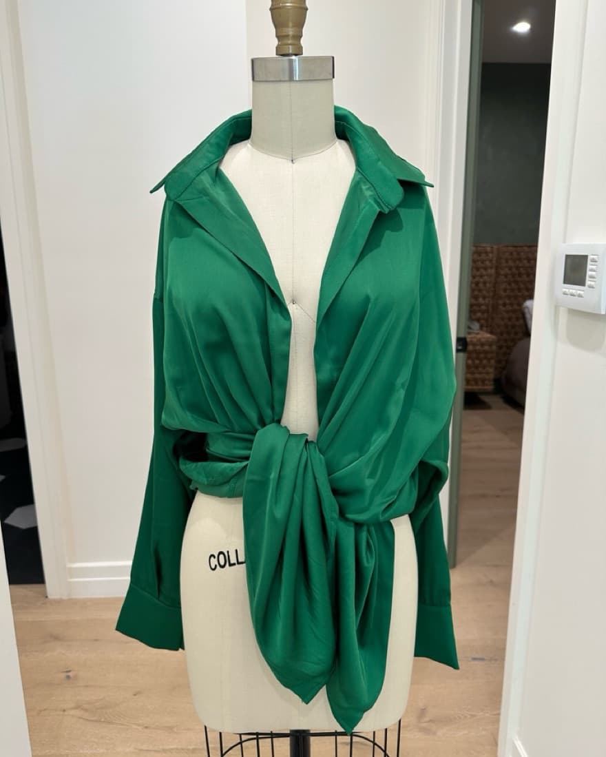 Green Tie Top - Image 3