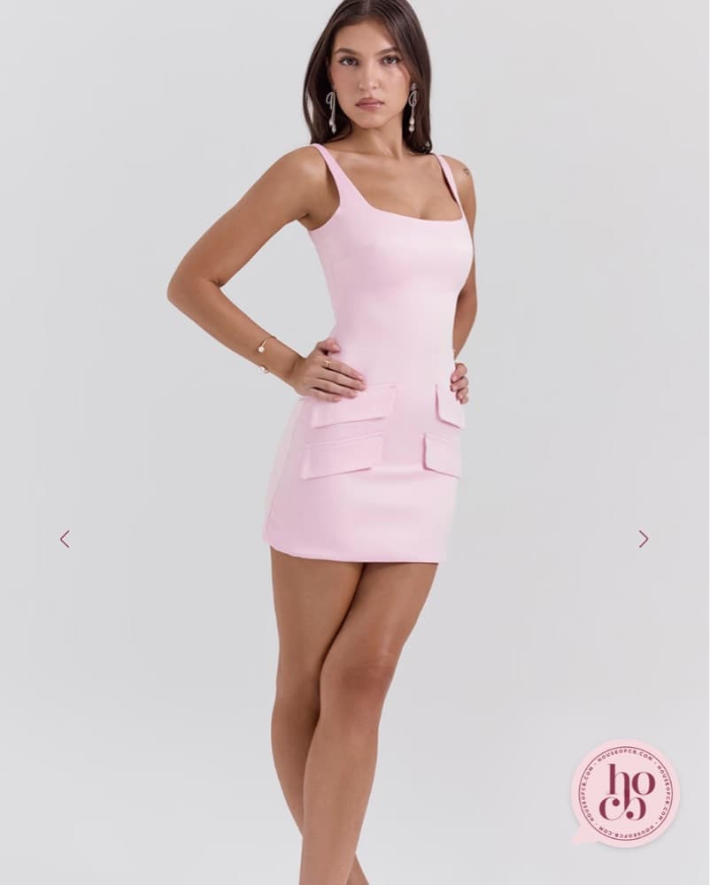 House Of CB Rose Shadow Satin Sleeveless - Image 1