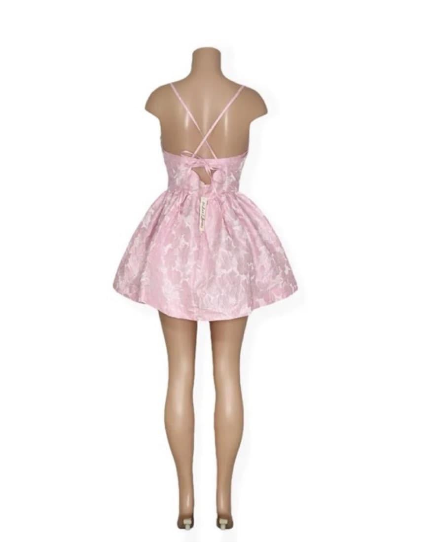 For Love & Lemons Mini Pink Dress - Image 5