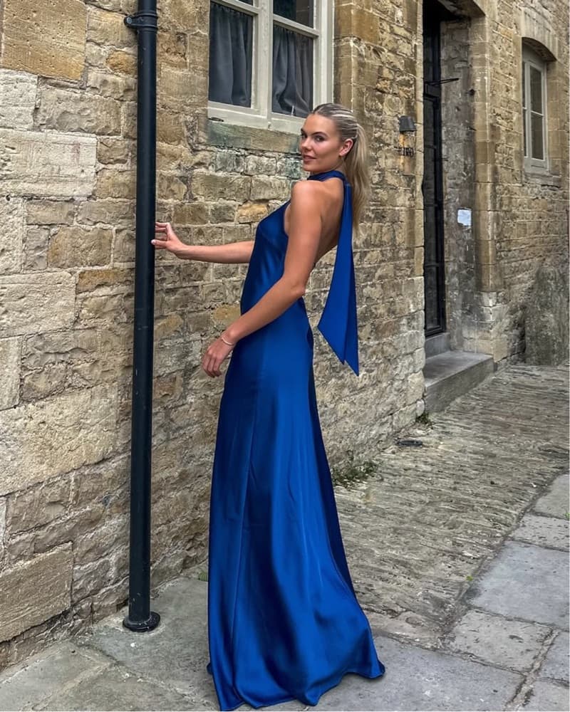 Royal blue gown - Image 1