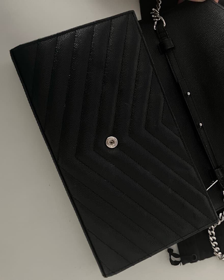 Saint Laurent Monogram Wallet On A Chain - Image 3