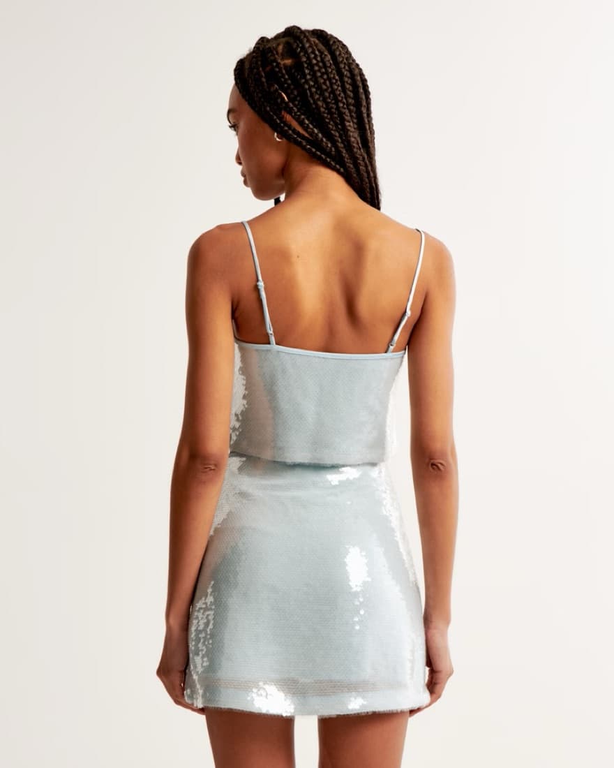 Abercrombie - Blue Sequin Skort & Top - Image 2