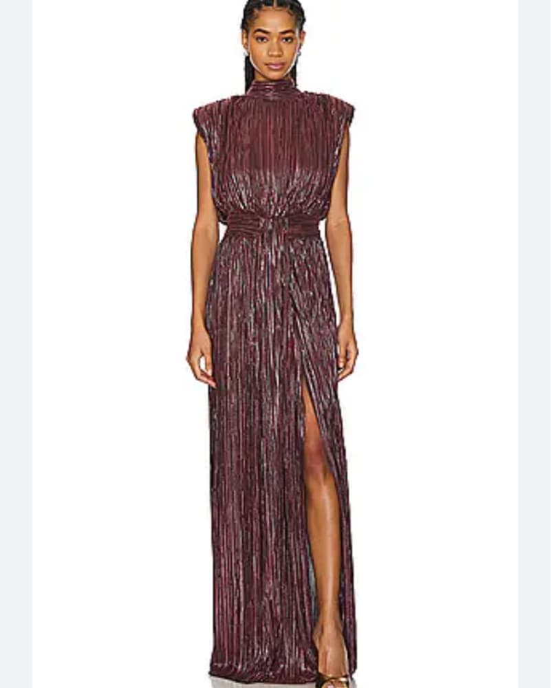 Sabina Musayev Anka Dress in Bitter Choc - Image 2