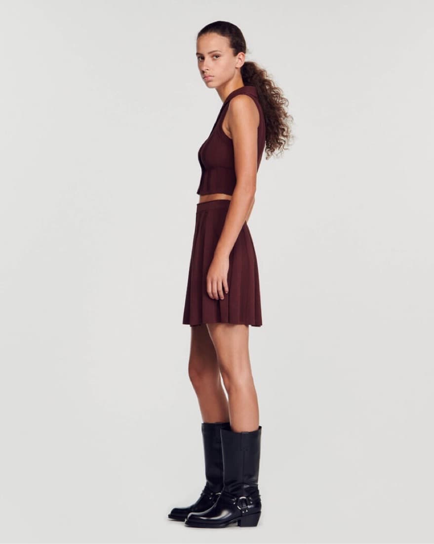 Sandro Knit Set (Vest And Skirt) - Image 4