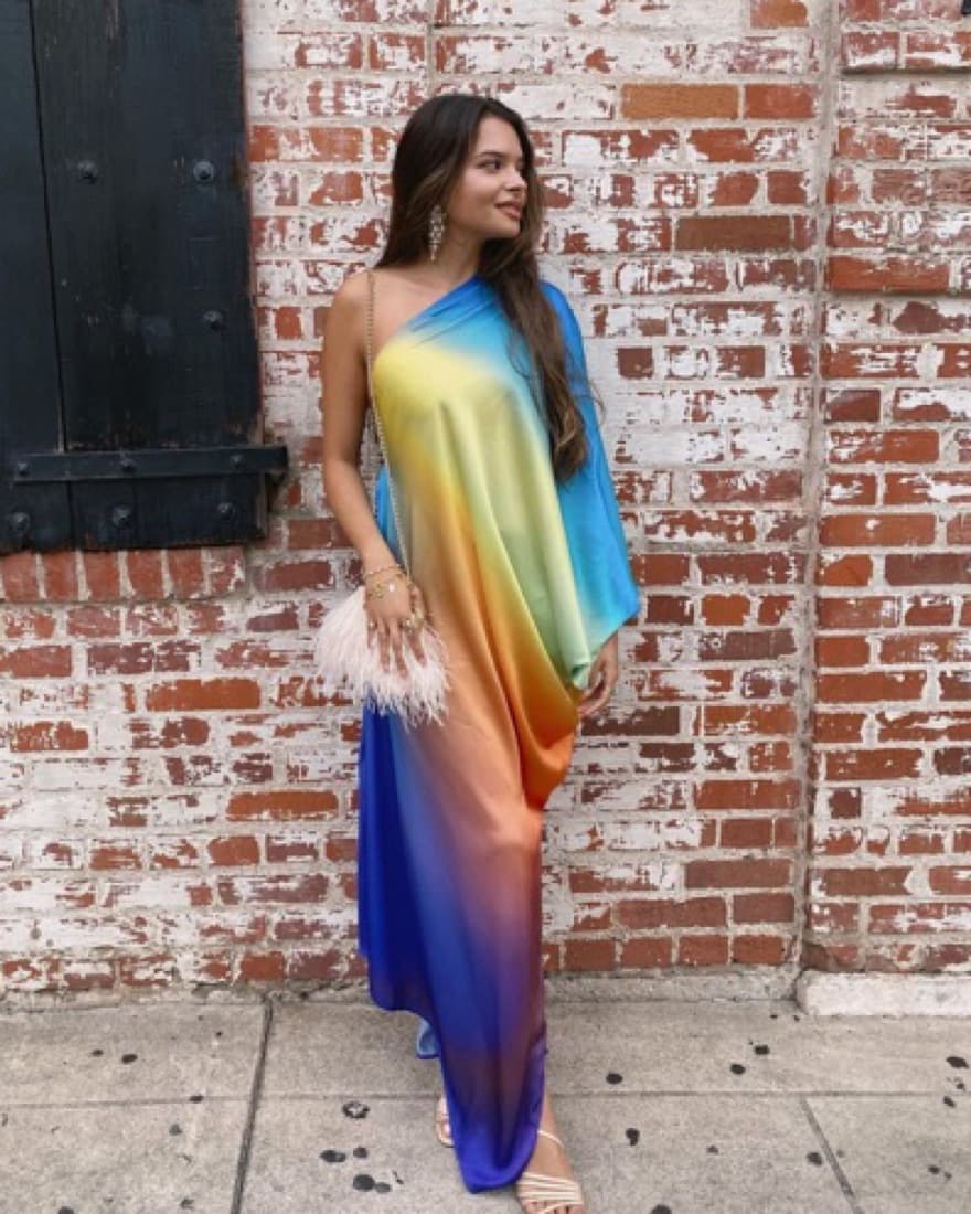Baobab Papagayo Cabana One Shoulder Maxi - Image 2
