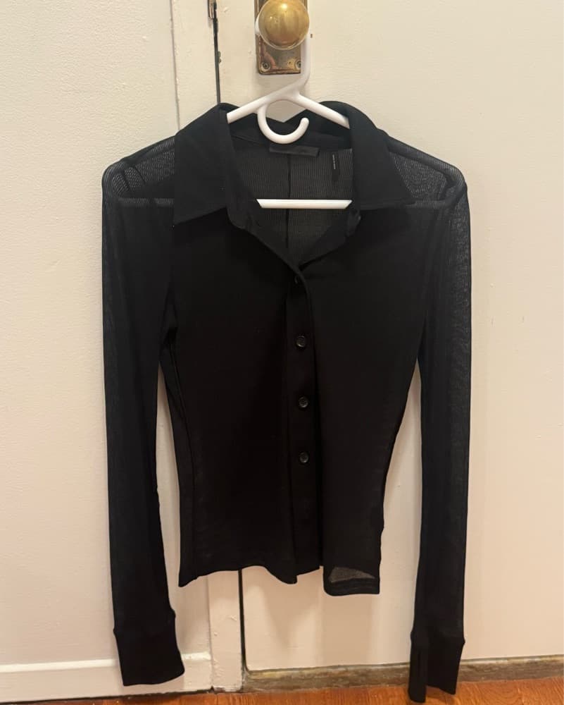 Helmut Lang Sheer Shirt - Image 6