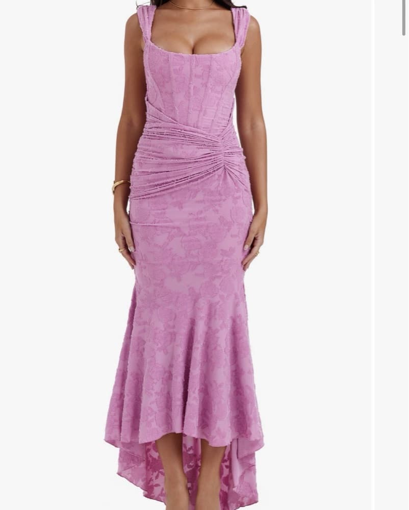 House Of Cb Cesca Pink Dress - Image 1