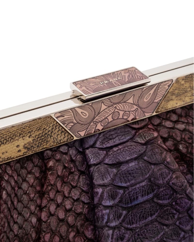 Prada Pitone Shoulder Bag - Image 4