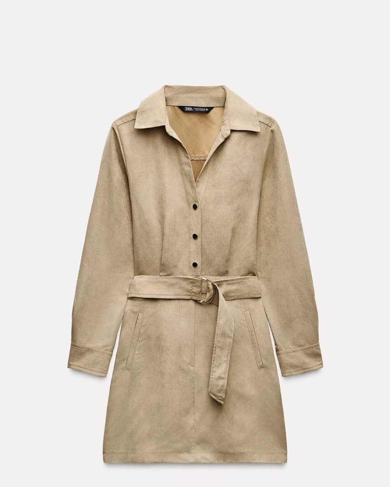Suede Dress - Image 1