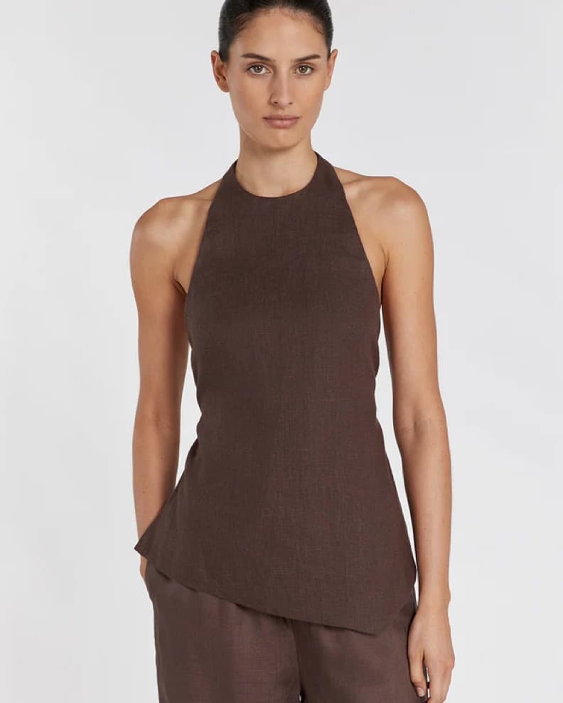 Dissh Backless Linen Tank  - Image 3