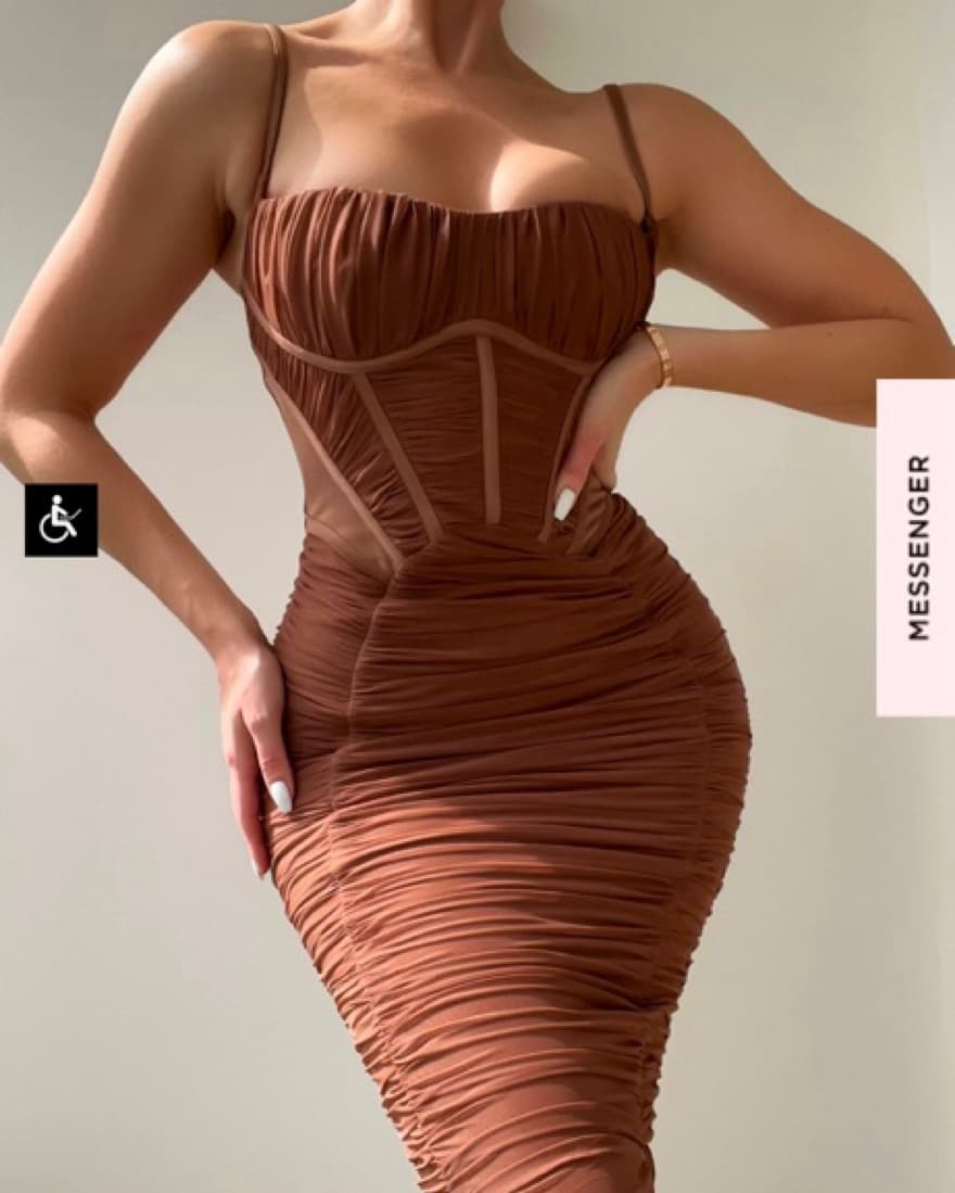 House Of CB Lilian Corset Dress - Image 5