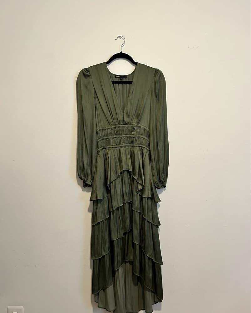green maje dress - Image 2