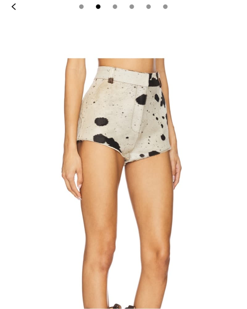 LAMARQUE calf Hair Shorts - Image 2