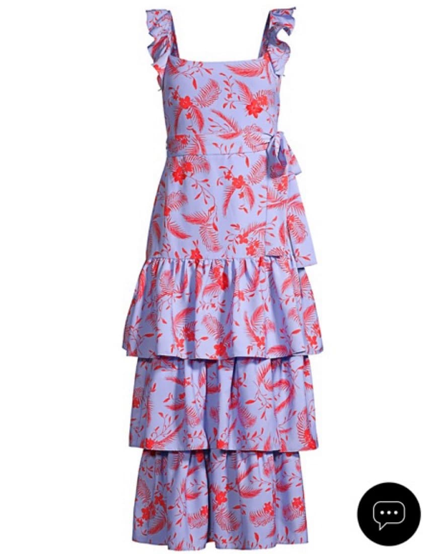 Likely Juno Floral Tiered Dress - Image 3