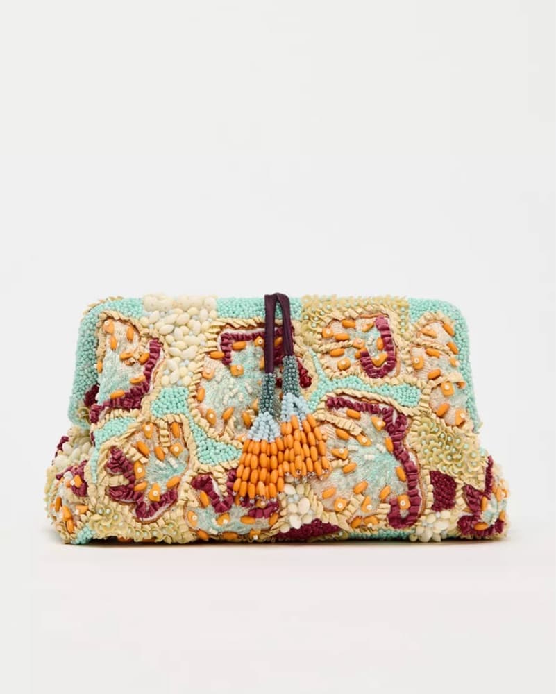 Zara Beaded Clutch - Image 1