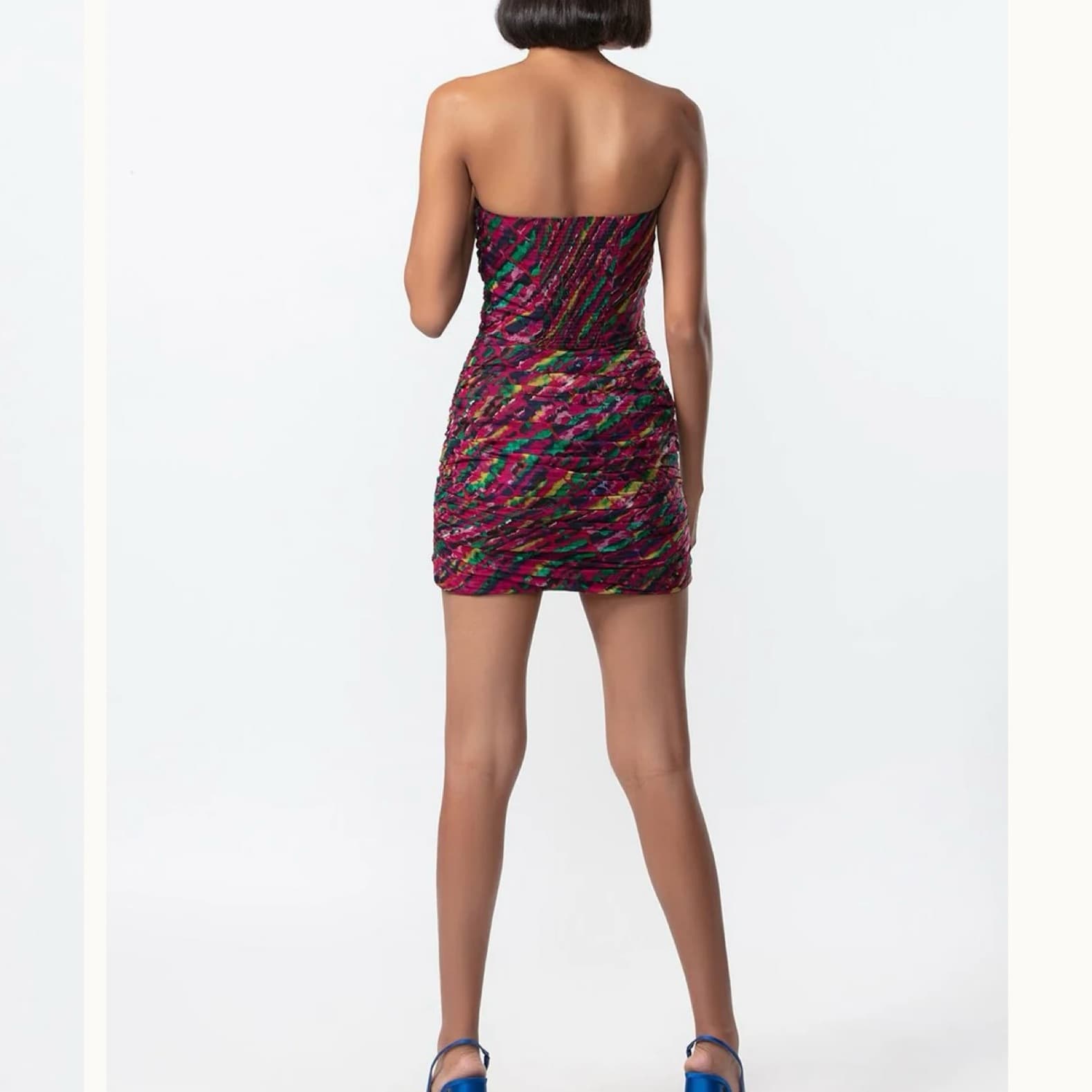 Mini Multicolor Dress - Image 3