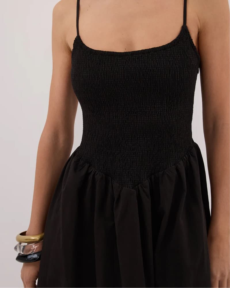 Diish Black Midi Dress - Image 4