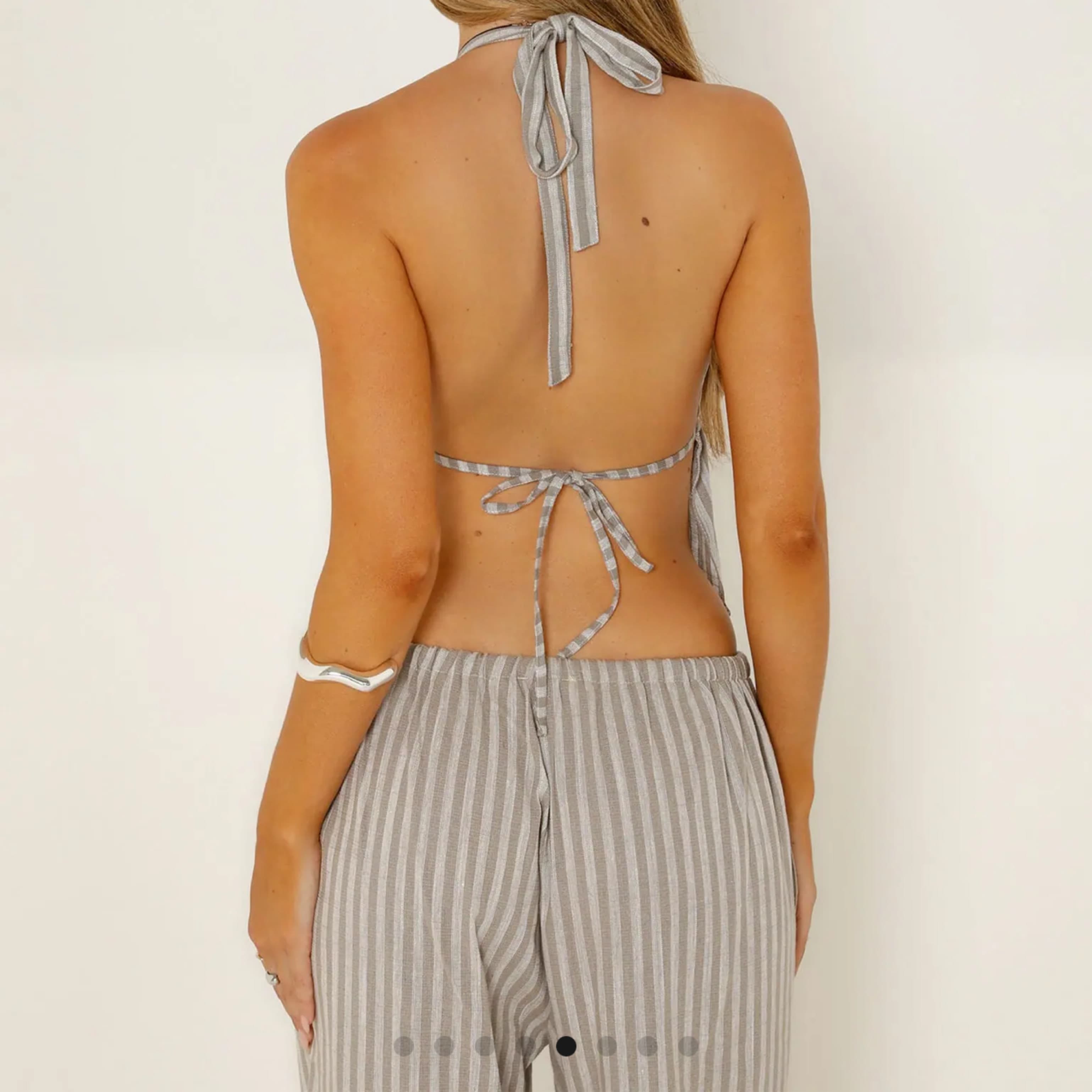 LAINEY LINEN SET- STRIPED - Image 4