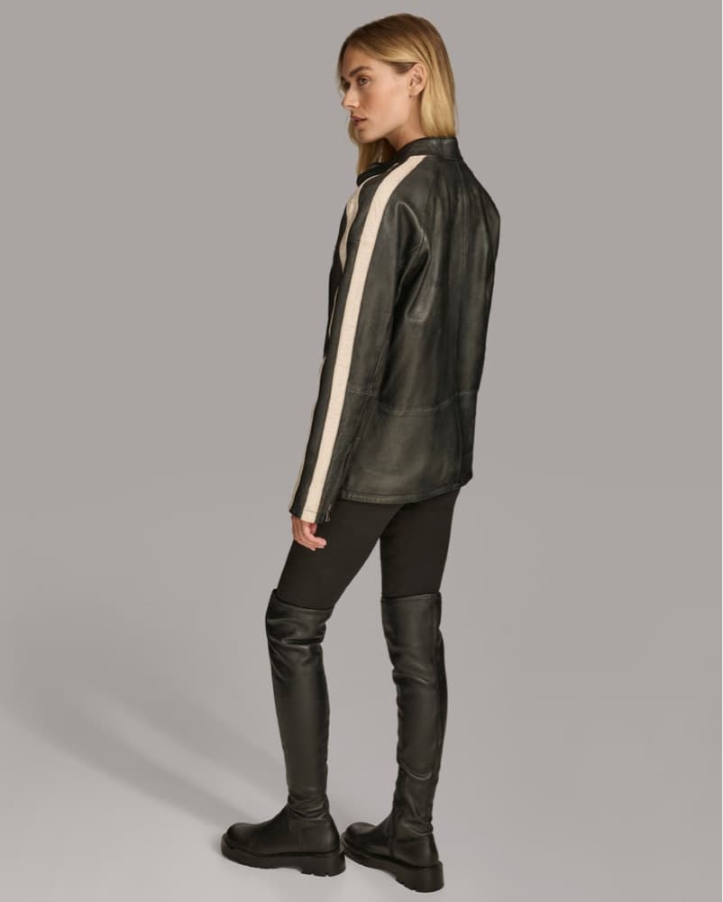 Wilson Leather Biker Jacket  - Image 3