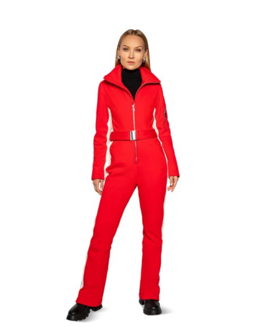 Slope Siren Red Ski Suit - Image 4