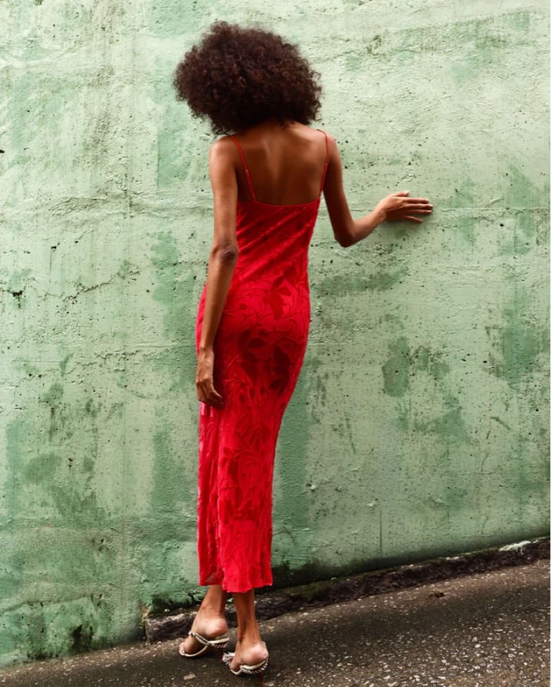 Rat & Boa Evi Red Dress - Image 6