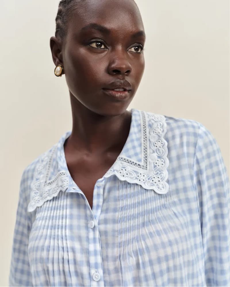 Reformation Juni Checkered Top - Image 2