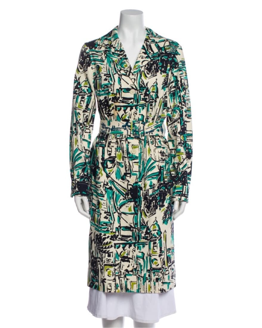 Vintage PradaTrench coat  - Image 2