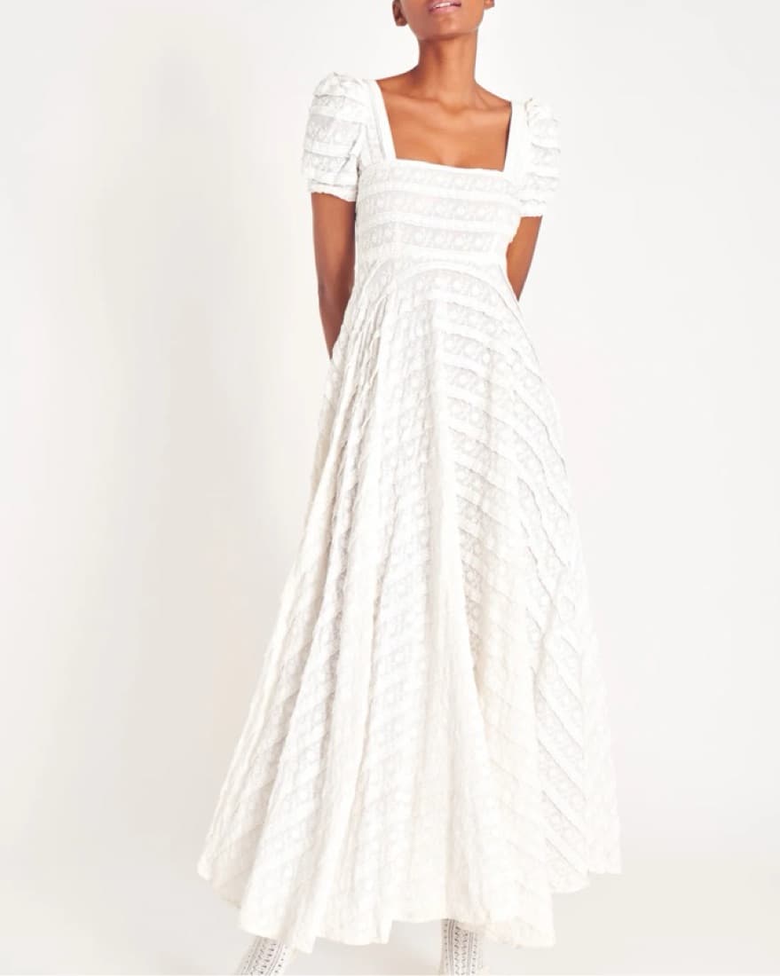 LoveShackFancy Ryan Lace Dress - Image 1