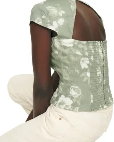 Reformarion Cora Linen Top - Image 3