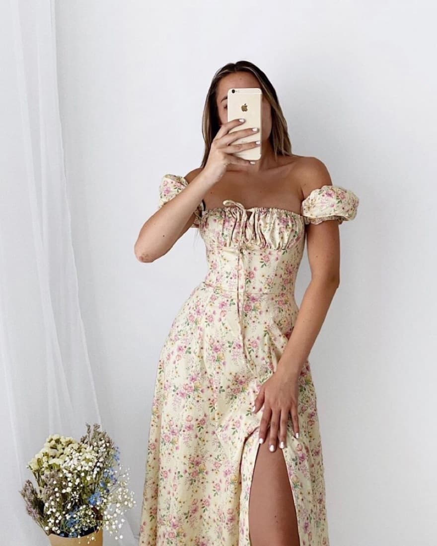 House Of CB Tallulah Lemon Floral Dress - Image 6
