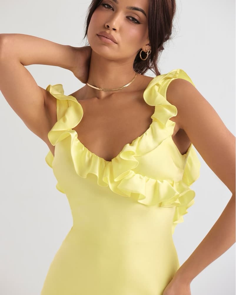 House of Cb Ruffle Mini Dress - Image 4
